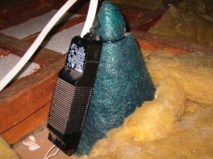 LED Mitt installed with Iron Core Transformer