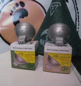 20W and 35W Silver Backed Lamps