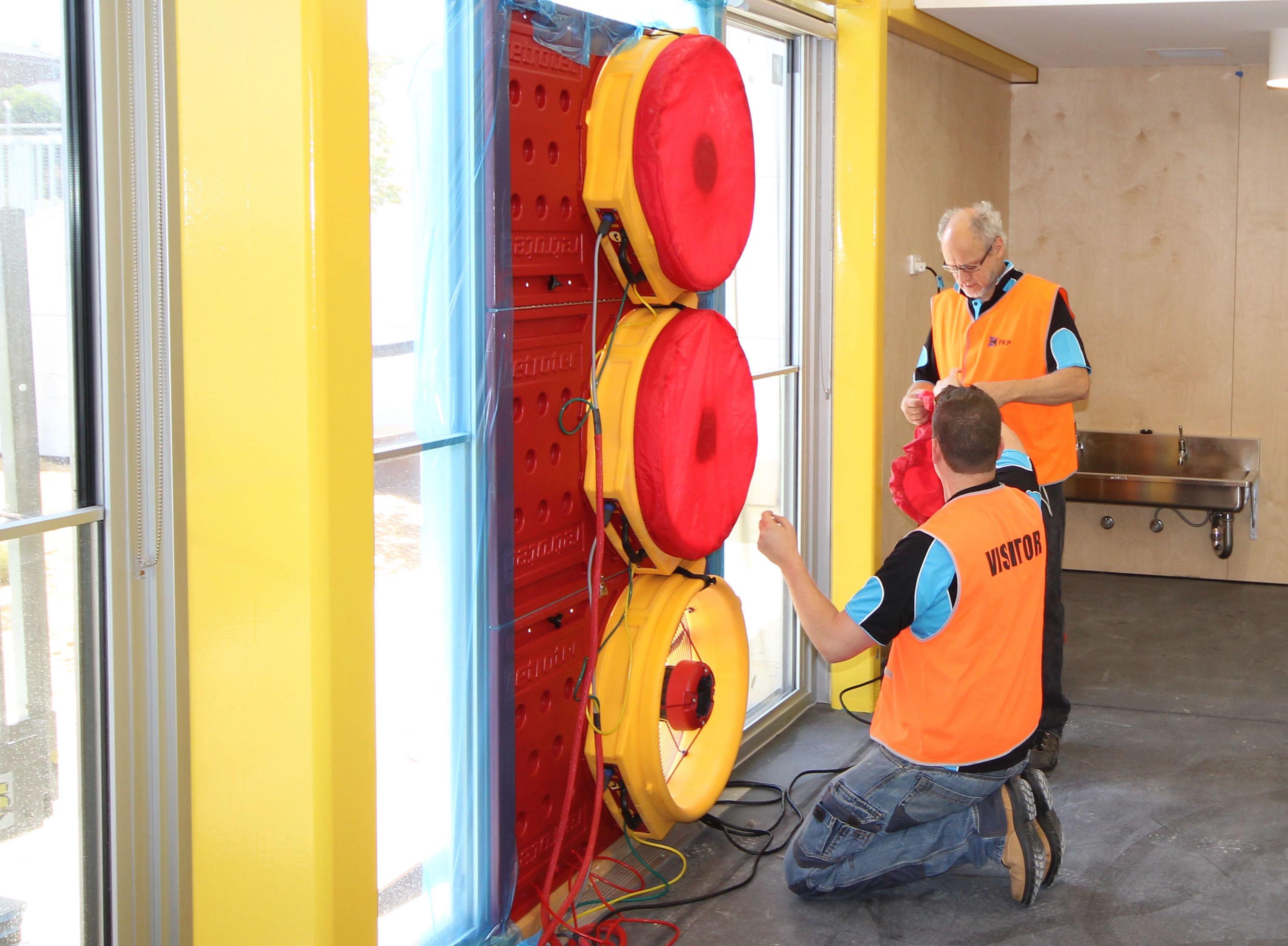 Commercial Blower Door testing