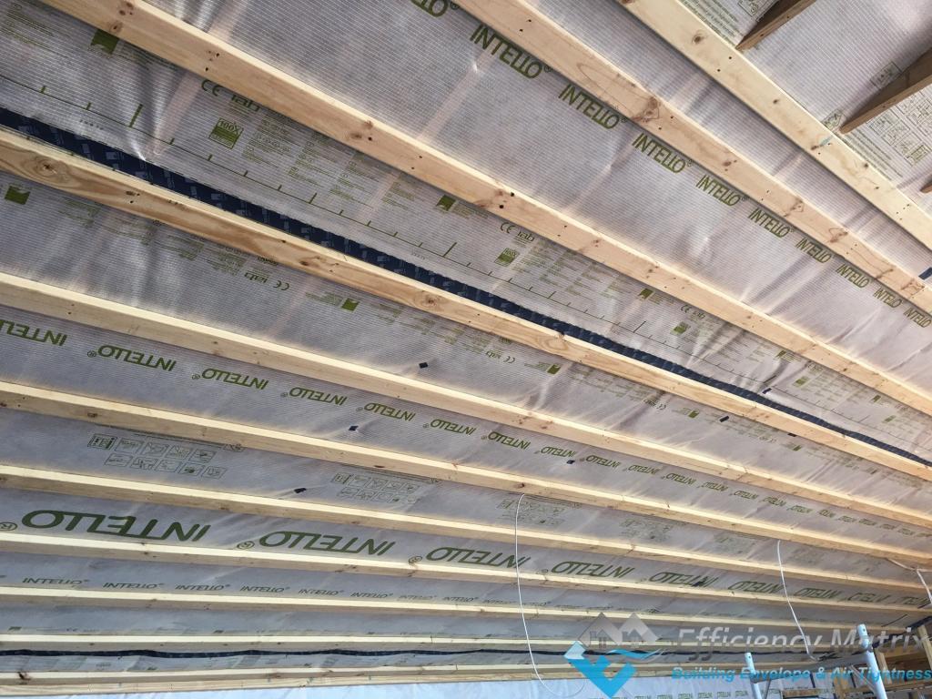 Well braced membrane on the ceiling - Efficiency Matrix Well braced membrane on the ceiling