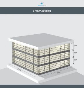 3 floor building