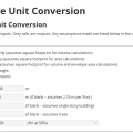 Air Tightess conversion
