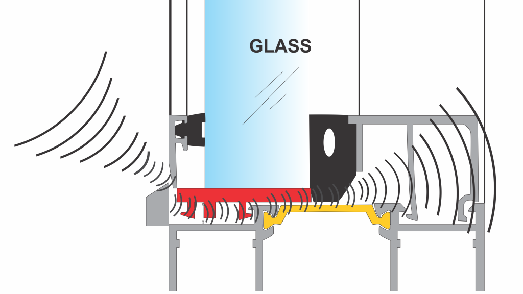 Curtain wall air leak